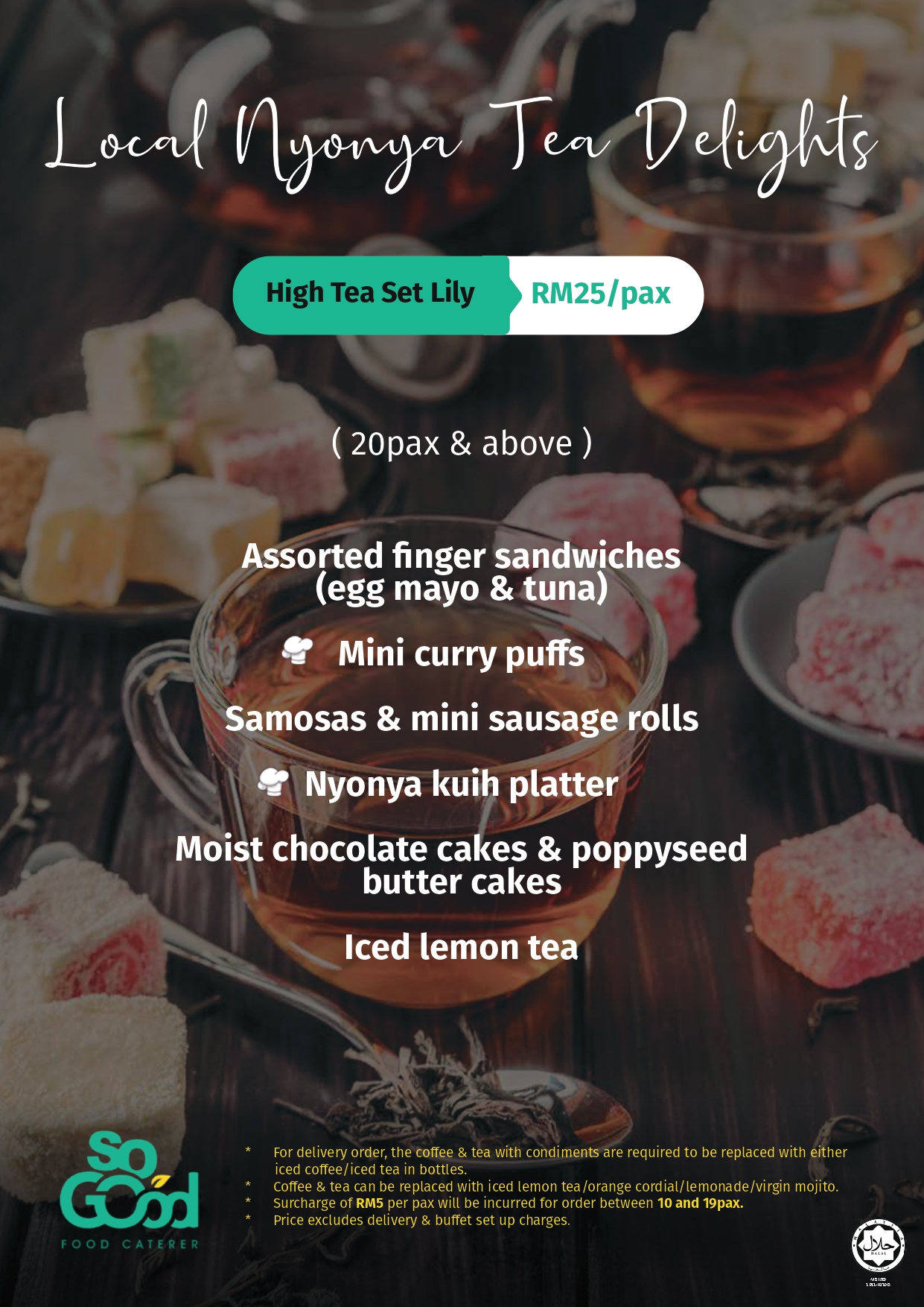 Halal Hi-Tea Catering Services