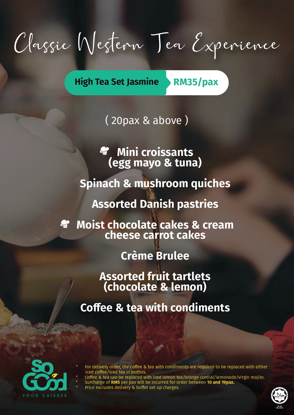 Halal Hi-Tea Catering Services