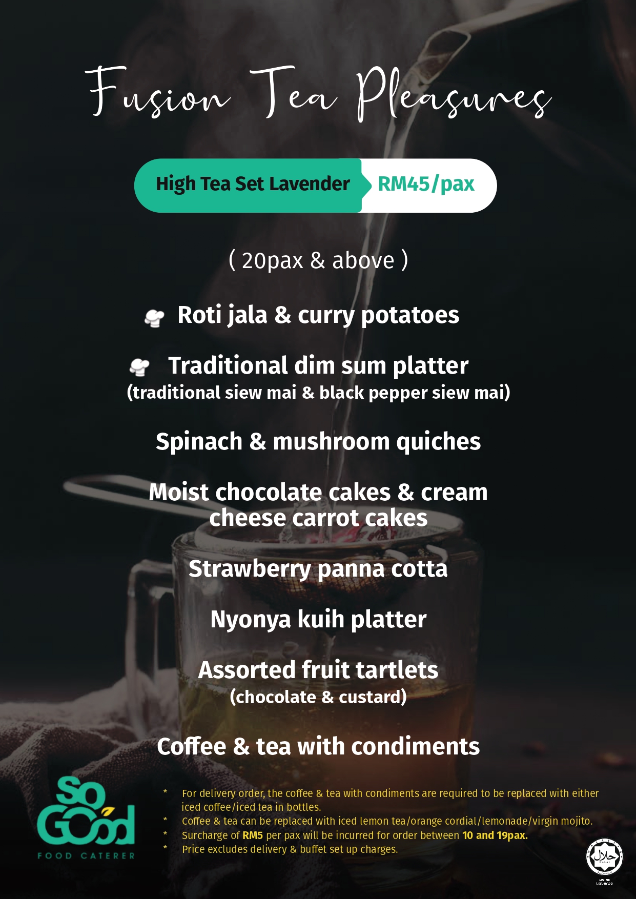 Halal Hi-Tea Catering Services