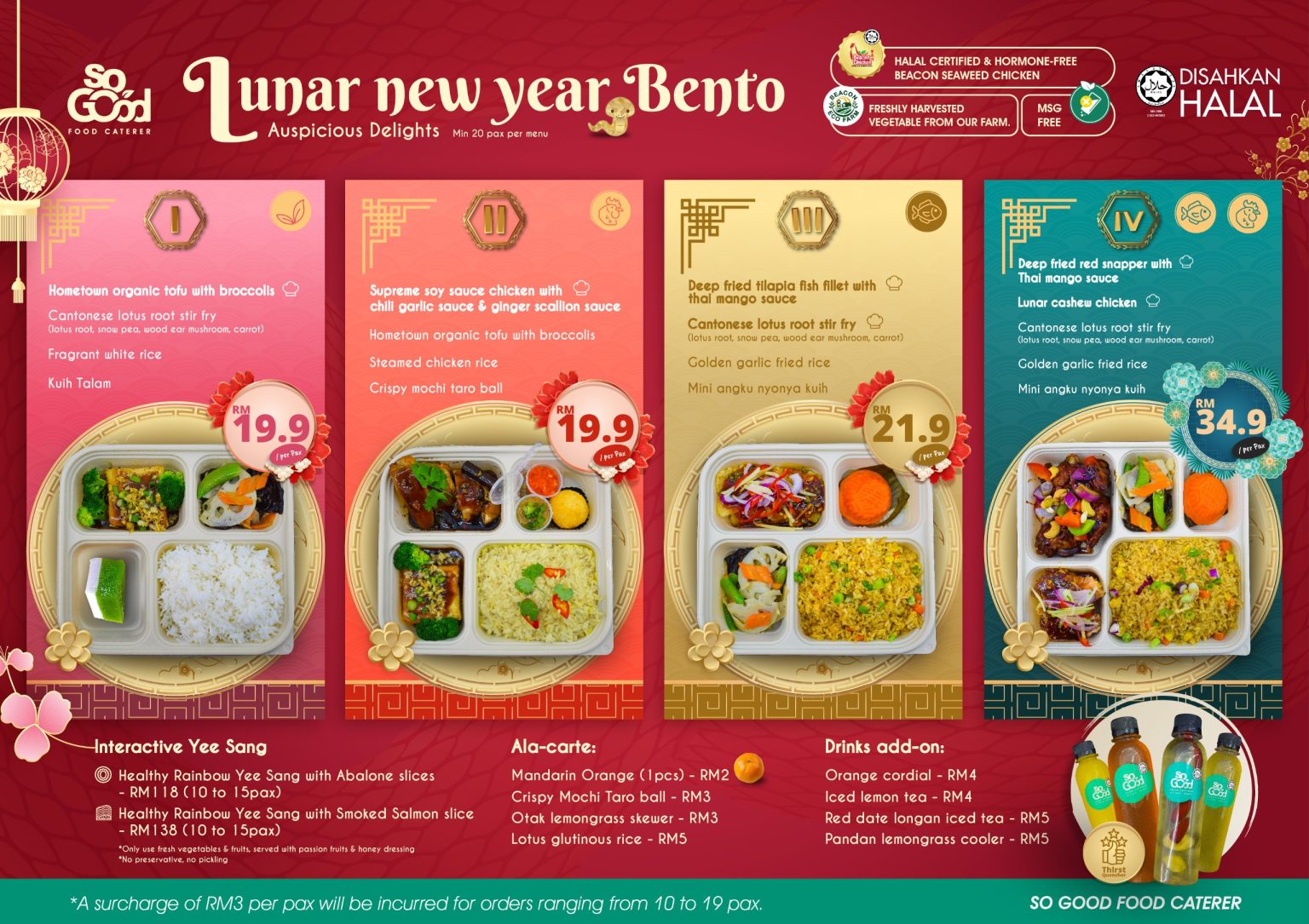 CNY Halal Bento Boxes
