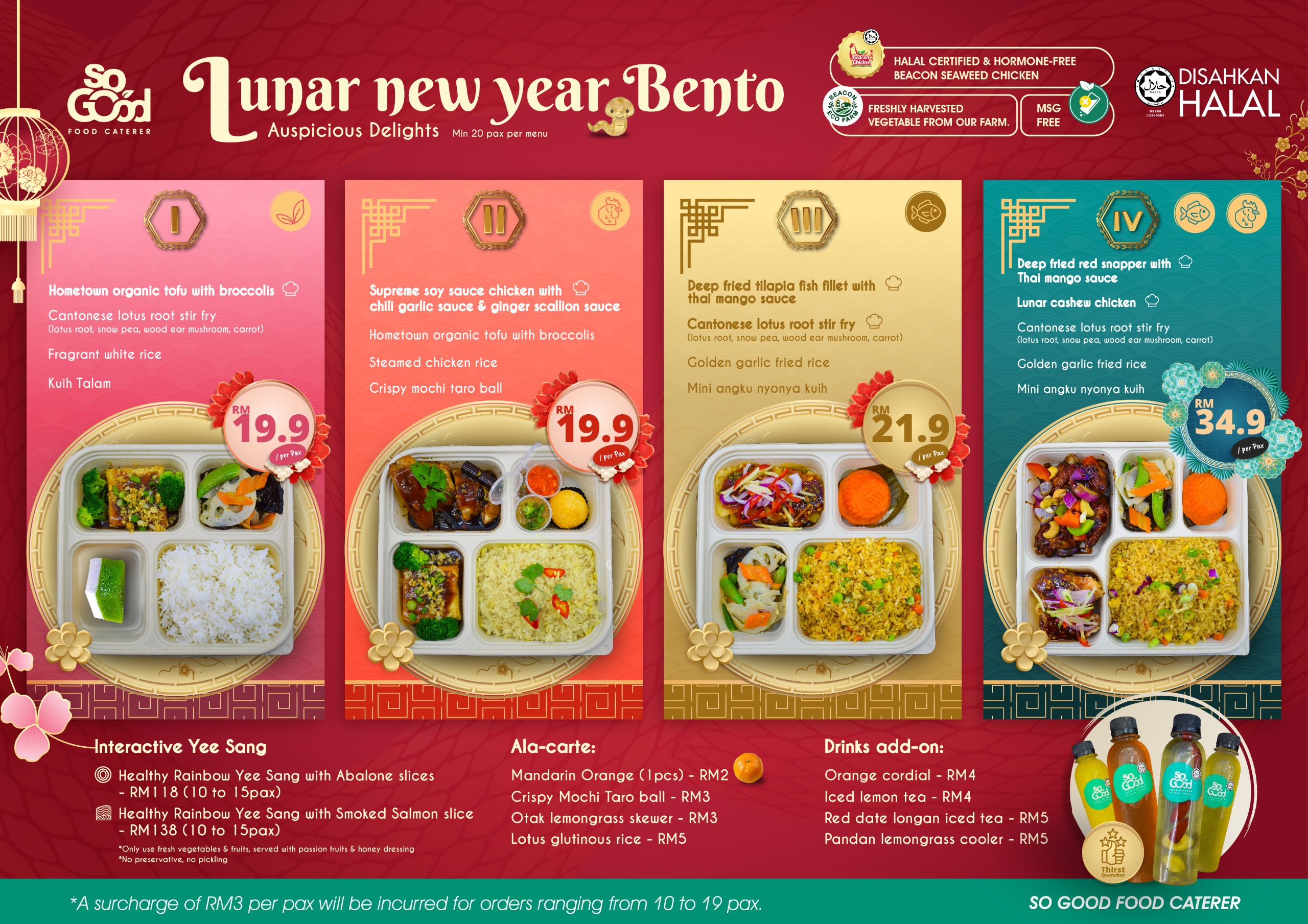 CNY Halal Bento Boxes